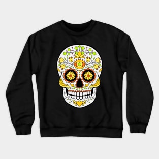 Sugar Skull Art, dia de los muertos Crewneck Sweatshirt